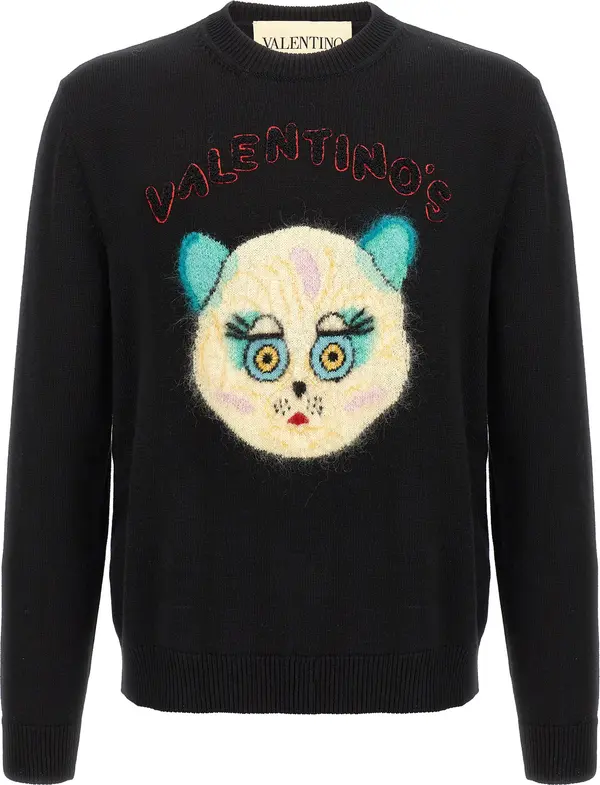 Black Cotton Cardigan