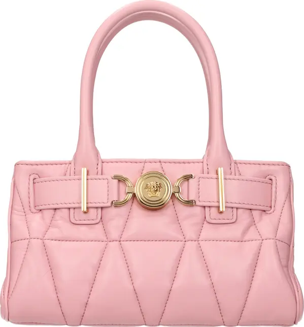 Pink Leather Handbag
