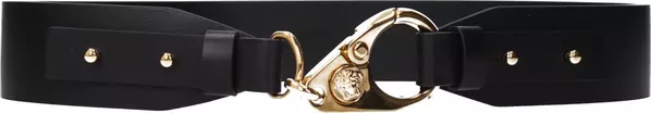Black Leather Regular Belt