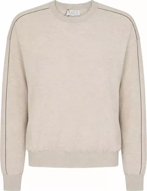 Beige Cashmere Sweatshirt