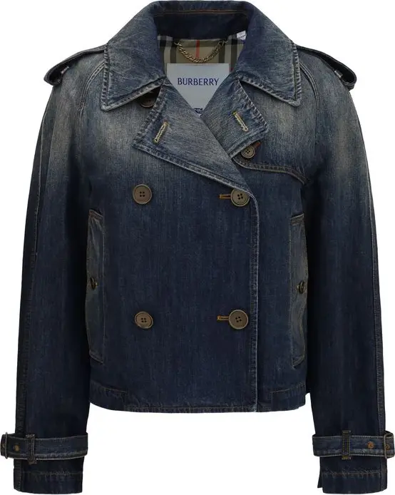 Blue Cotton Denim Jacket