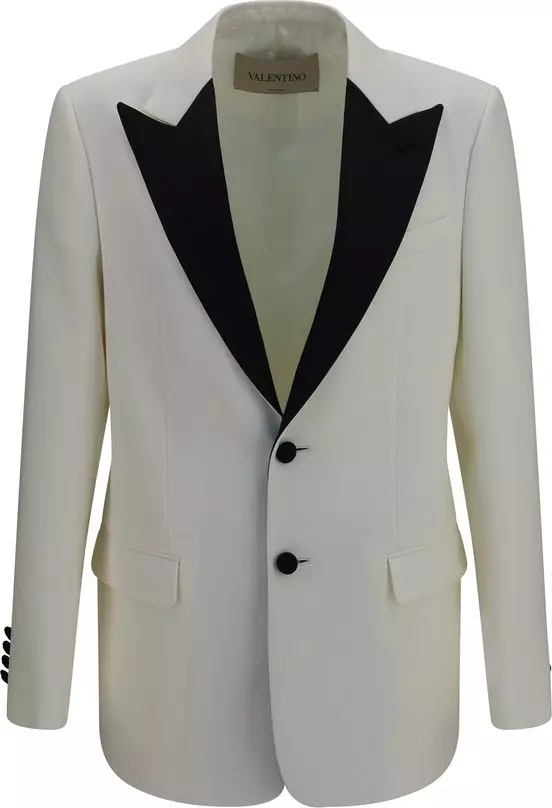 White Wool Oves Aries Blazer