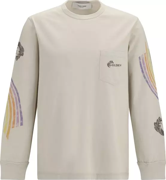 Beige Cotton Sweatshirt
