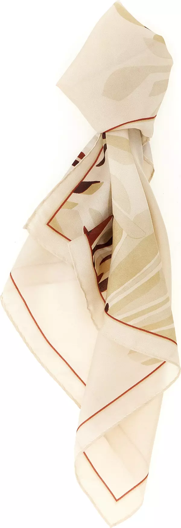 Beige Silk Scarf