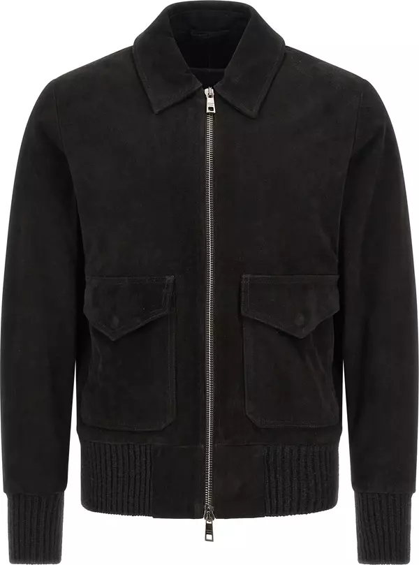 Black Lamb Leather Leather Jacket