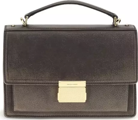 Brown Calf Leather Bos Taurus Handbag