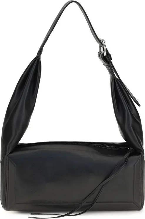 Black Leather Shoulder Bag