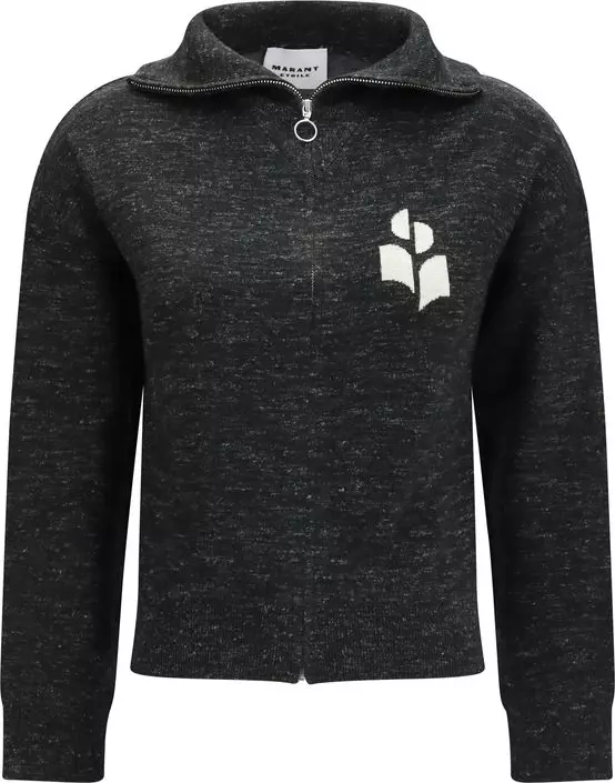 Black Viscose Sweatshirt