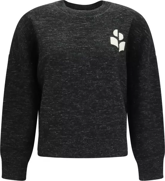 Black Cotton Sweatshirt