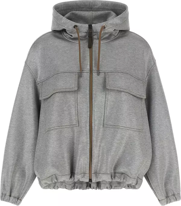 Silver Cotton Bomber