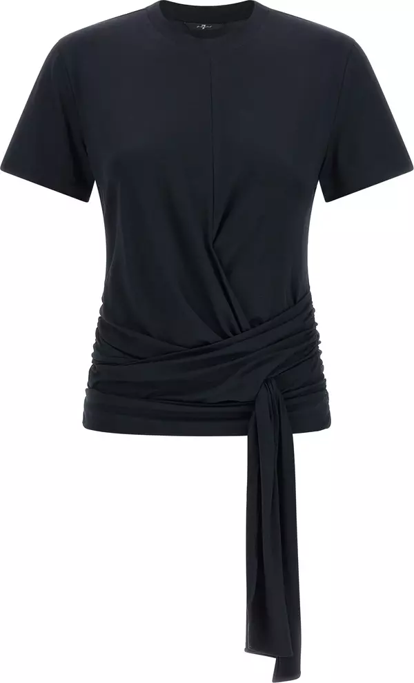 Blue Lyocell T-Shirt