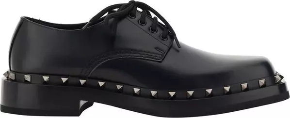 Black Calfskin Oxfords And Derbies