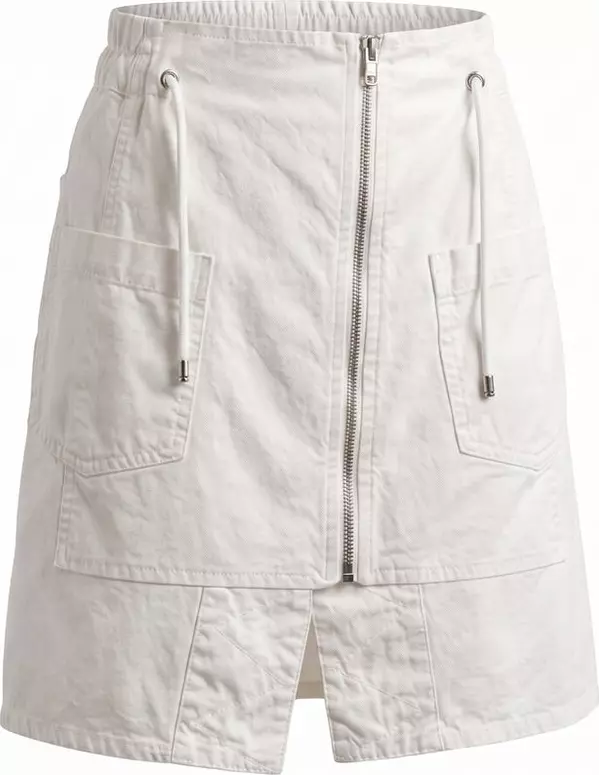 White Material Women Skirt