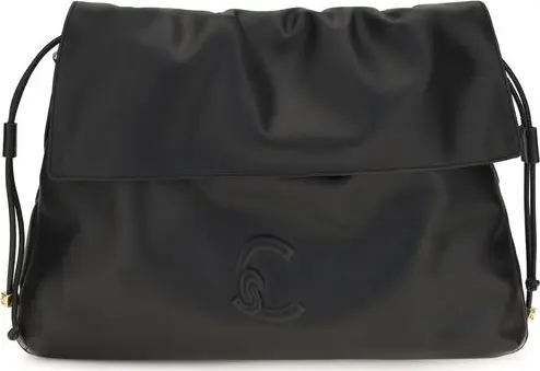 Black Calf Leather Bos Taurus Shoulder Bag