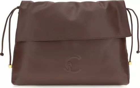 Brown Calf Leather Bos Taurus Shoulder Bag