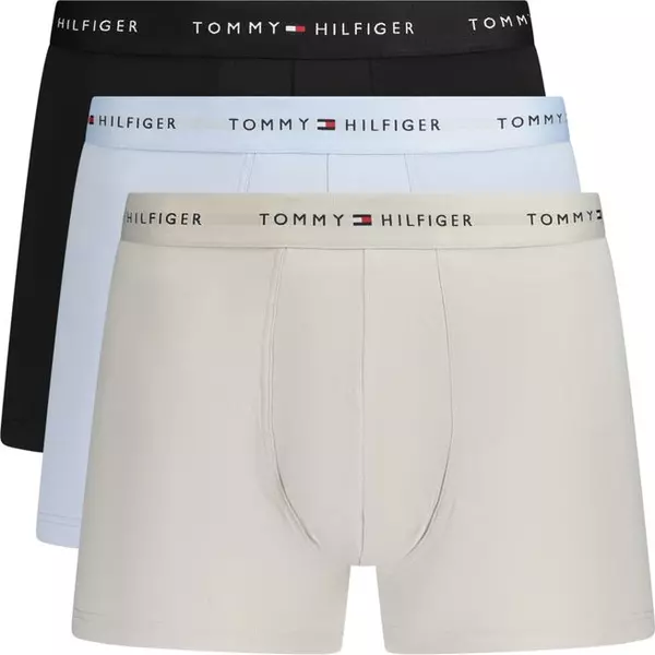 Blue Polyester Men's Boxer