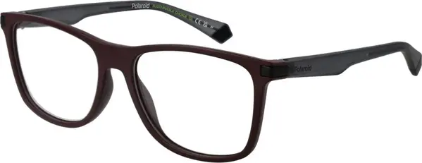 Burgundy Polyester Glasses (Frames)