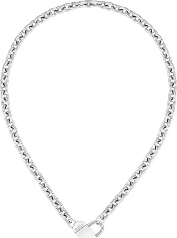Gray Stainless Steel Necklace