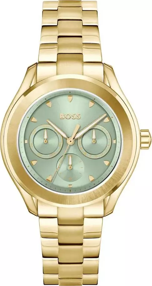 Gold Stainless Steel Dress Watch