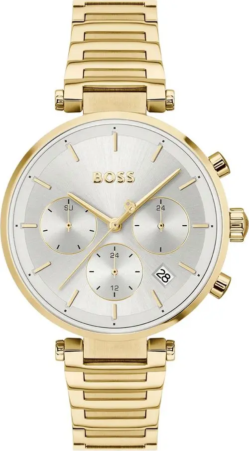Gold Stainless Steel Dress Watch