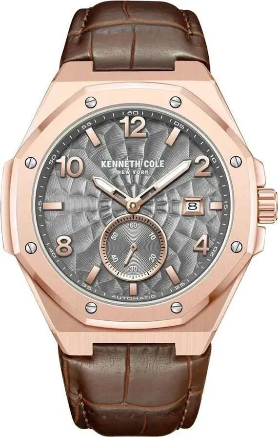 Brown Leather Dress Watch