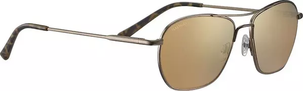 Brown Metal Sunglasses