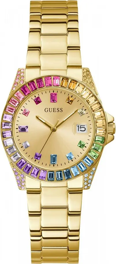 Gold Stainless Steel Dress Watch