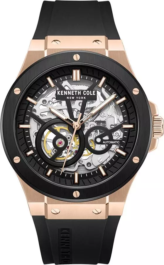 Black Synthetic Dress Watch