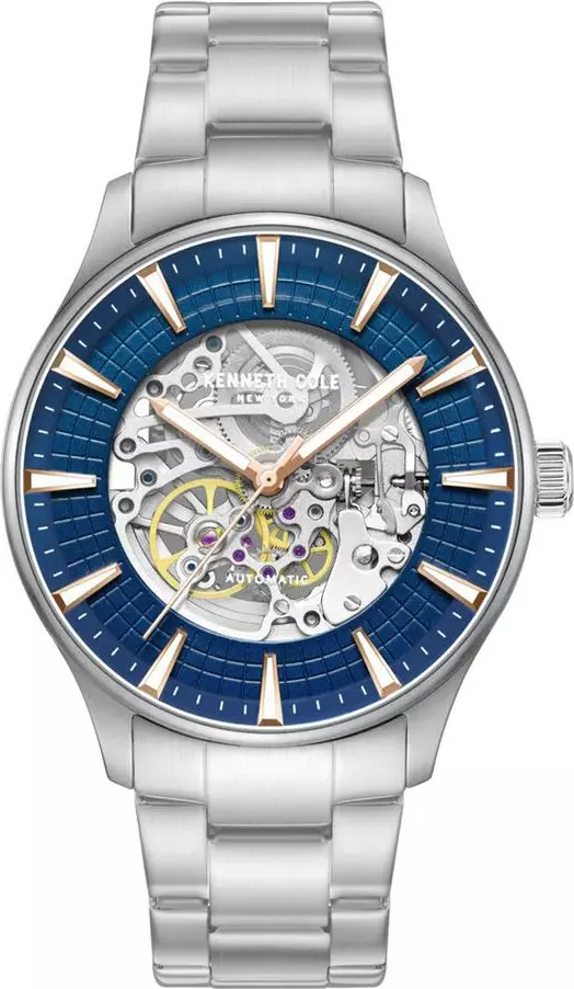 Gray Stainless Steel Dress Watch