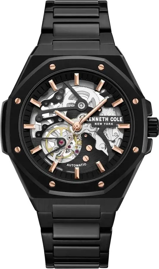 Black Stainless Steel Dress Watch