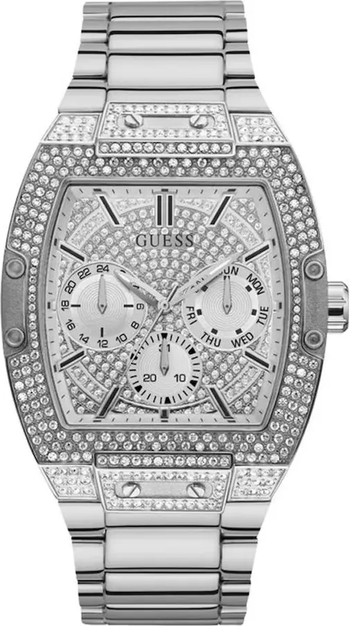 Gray Stainless Steel Dress Watch