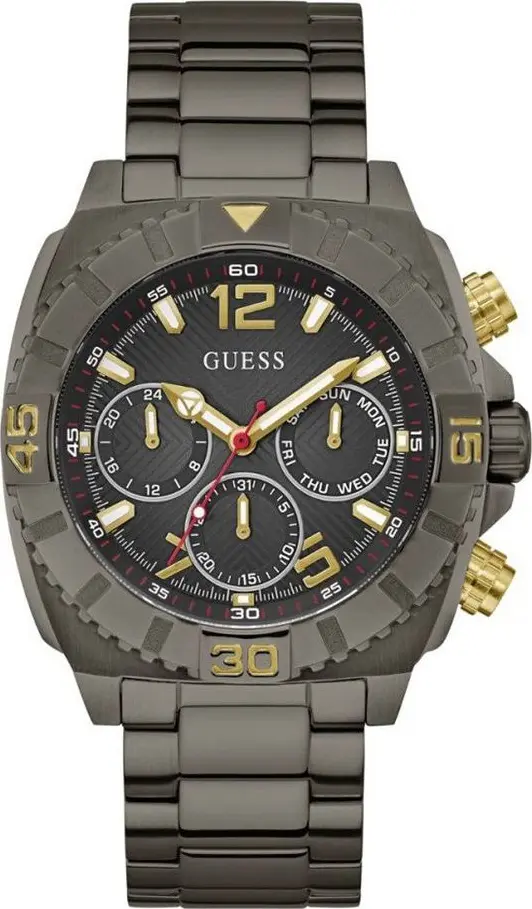 Gray Stainless Steel Dress Watch