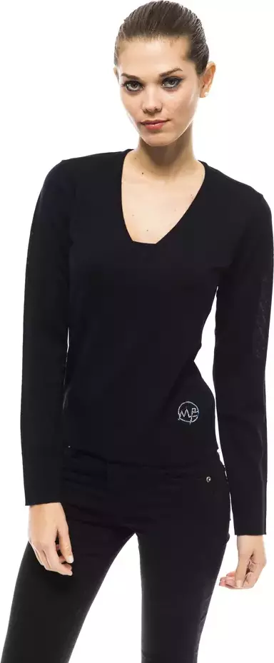 Blue Wool Women Sweater