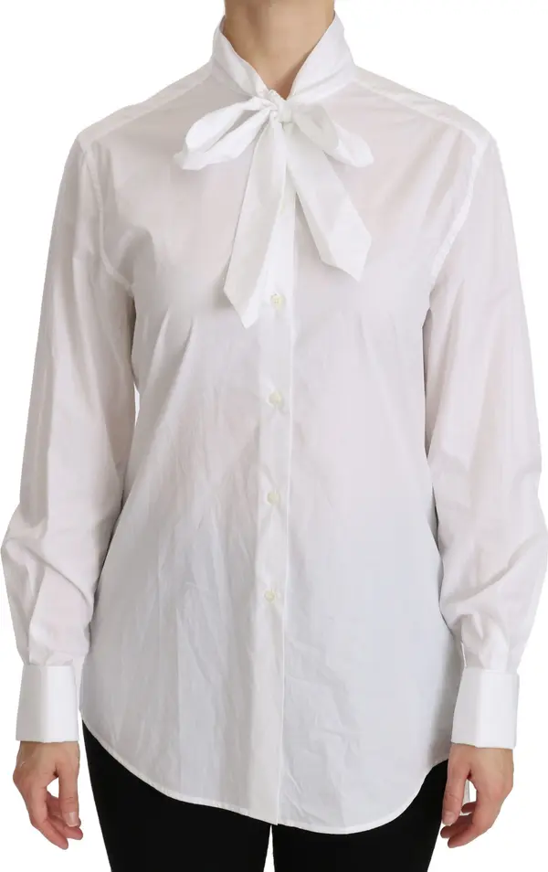 White Turtle Neck Long Sleeve Polo Shirt