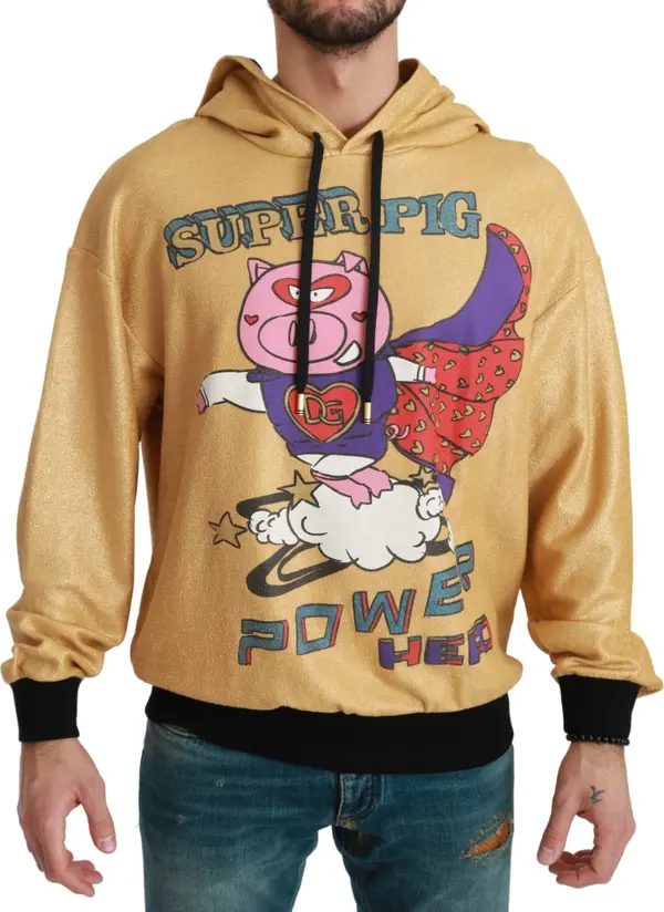 Gold Pig of the Year Hooded Sweater