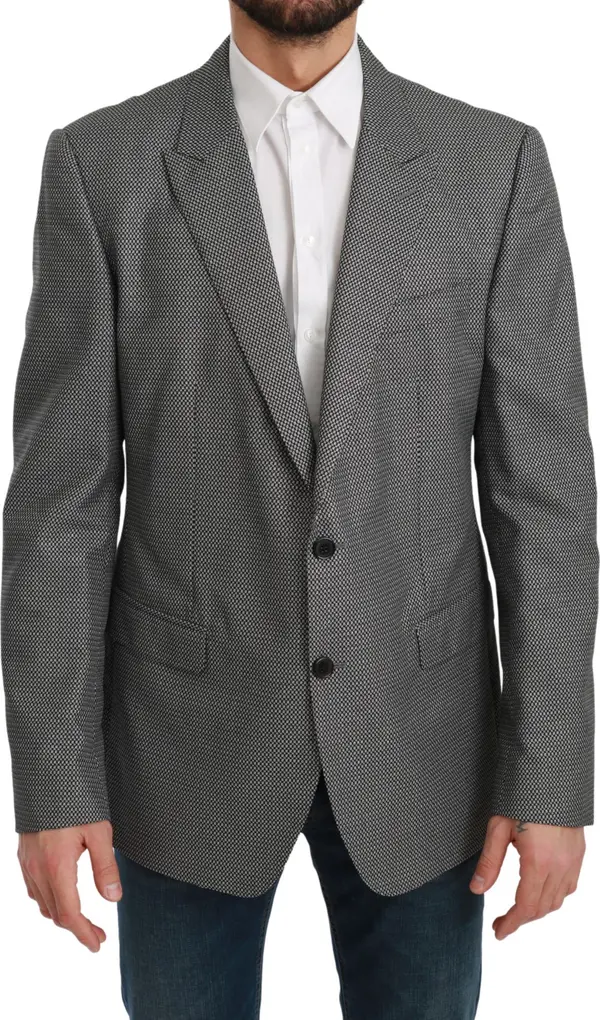 Gray Slim Fit Formal MARTINI Blazer