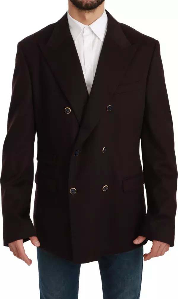 Bordeaux Cashmere Coat TAORMINA Blazer