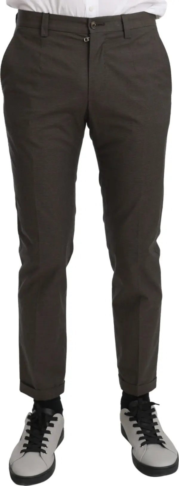 Brown Casual Mens Trouser 100% Cotton Pants