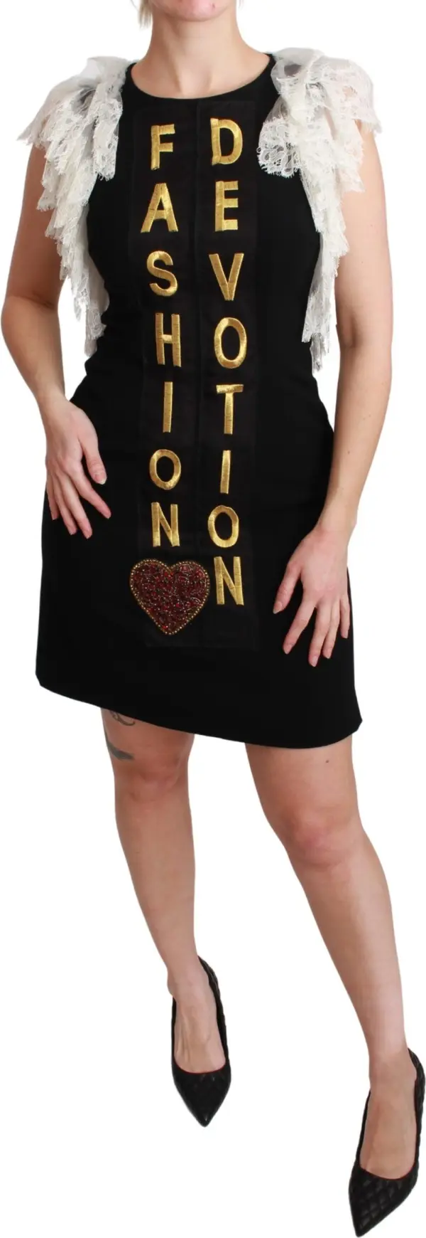 Black Fashion Devotion Sheath Mini Dress