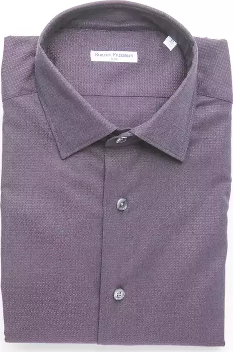 Burgundy Cotton Men Shirt