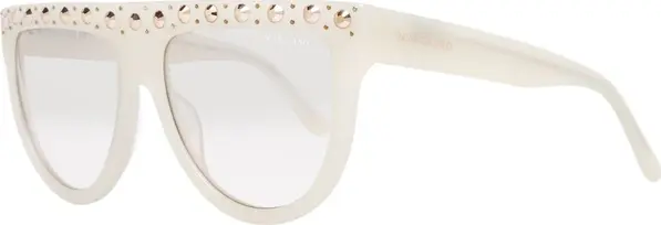 White Plastic Sunglasses