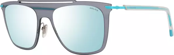 Blue Metal & Plastic Sunglasses