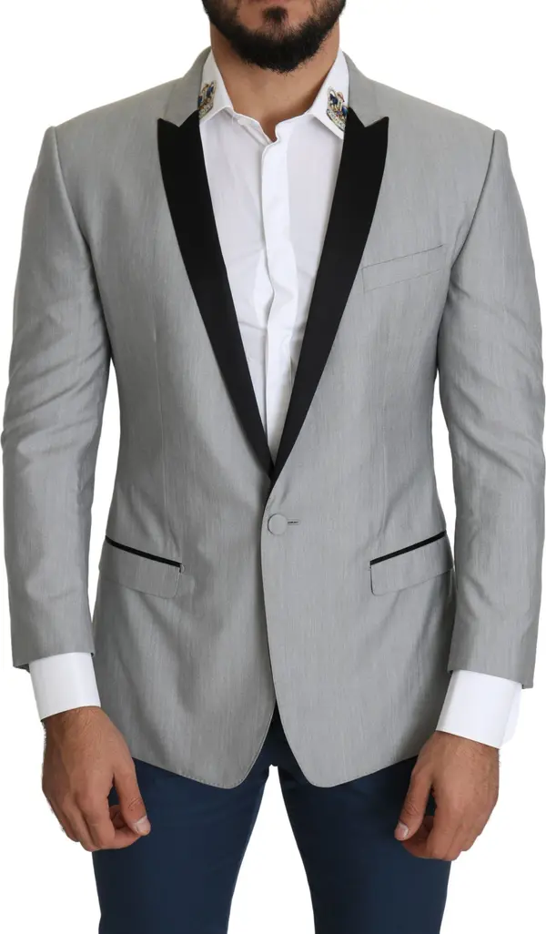 Light Gray Single Breasted SARTORIA Blazer