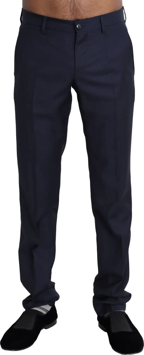 Navy Blue Dress Formal Men Trouser Pants