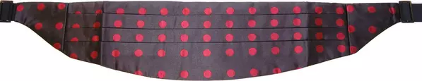 Black Waist Smoking Tuxedo Cummerbund Belt