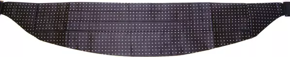 Black Waist Smoking Tuxedo Cummerbund Belt