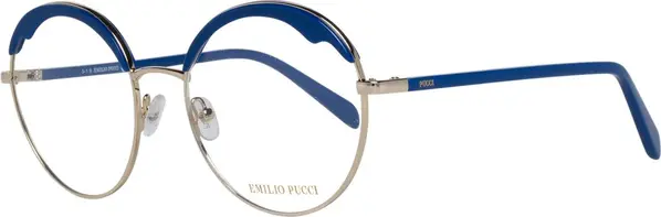 Blue Metal & Plastic Glasses (Frames)