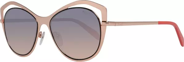 Rose Gold Metal Sunglasses