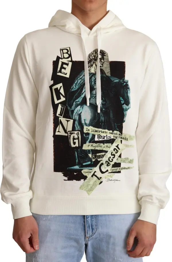 White King Ceasar Cotton Hooded Sweater