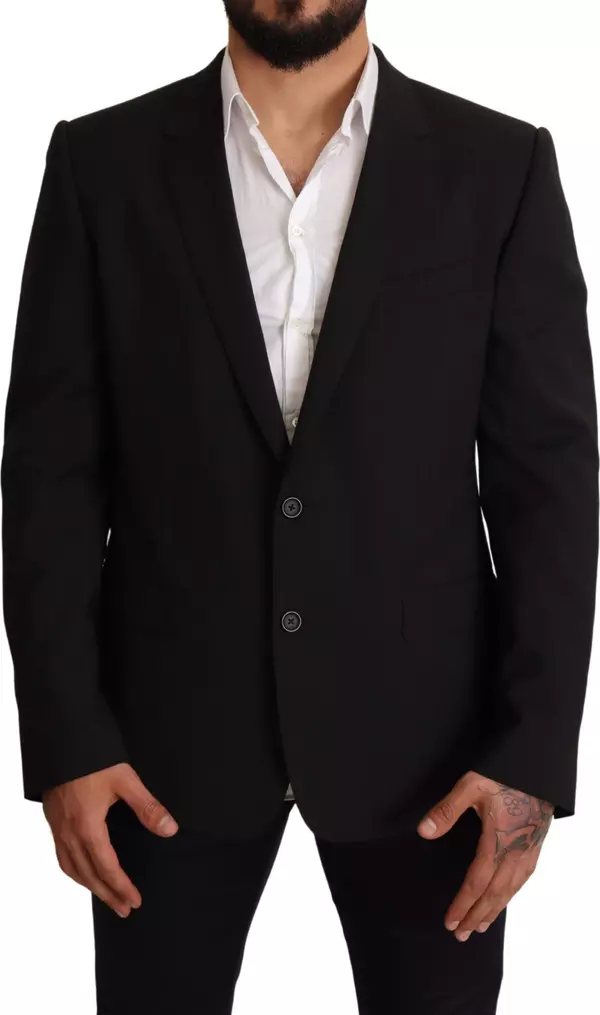 Black Striped MARTINI Jacket Blazer